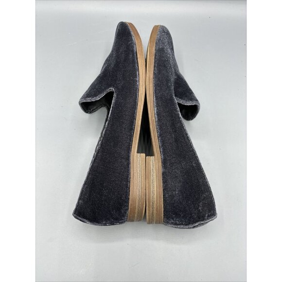 DV Dolce‎ Vida Womens Grey Velvet Flats Slip On Size 8 Shoes - Picture 6 of 7